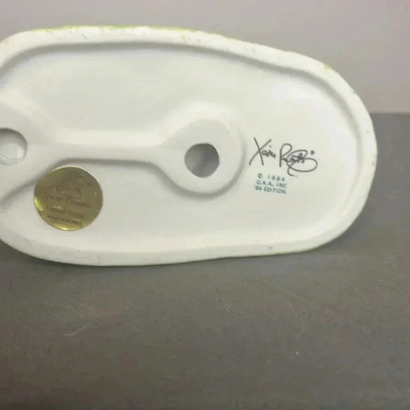 Vintage 1984 Cabbage Patch Kids Ceramic Figurine Signed by Xavier Roberts w/ tag - Picture 3 of 4